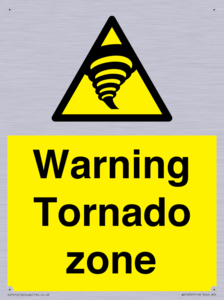 Warning Tornado zone